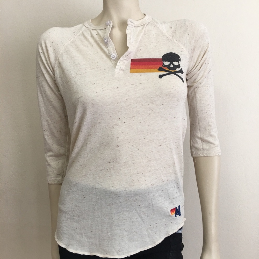 Aviator Nation x SoulCycle Heathered Henley